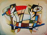 Alfred Gockel CHANGING TIMES painting